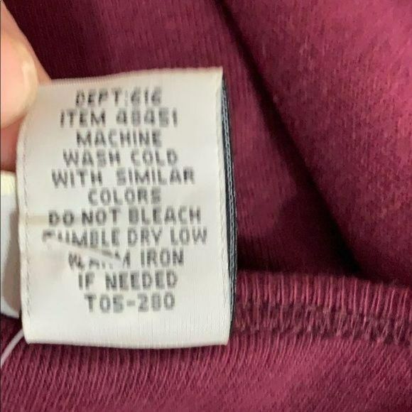 Crossroads Woman 3X Plum Colored cap sleeve Shirt - Picture 10 of 10